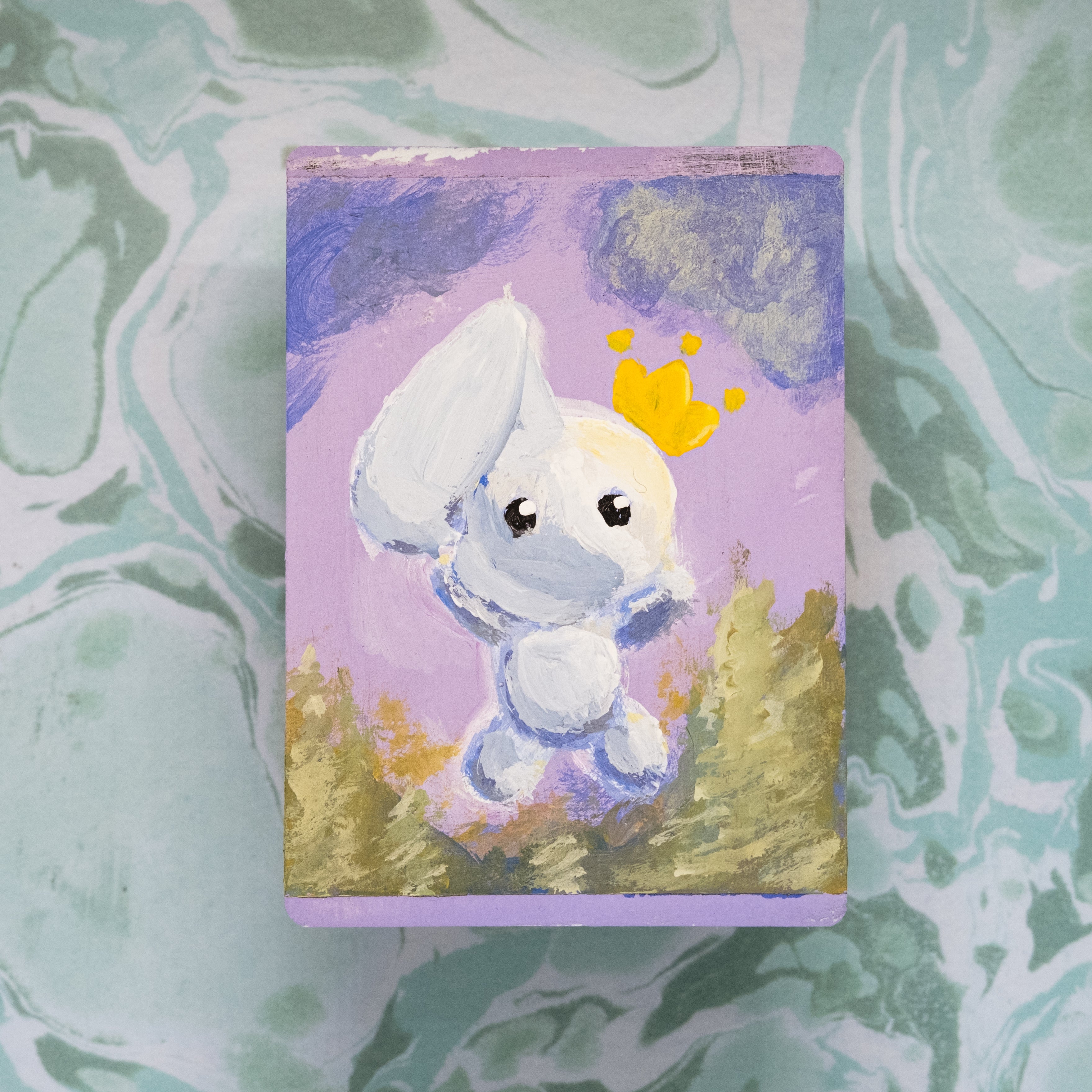 ACEO "BUNNY KING"