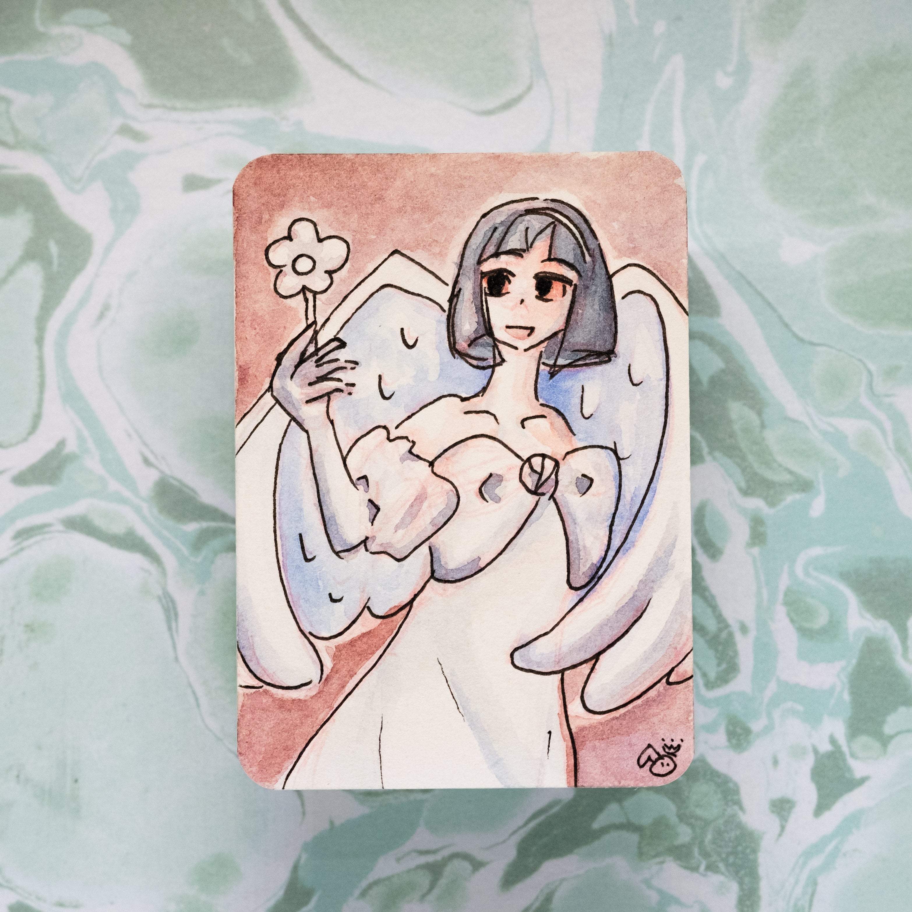 ACEO "ALIEN STAGE- SUA STUDY"
